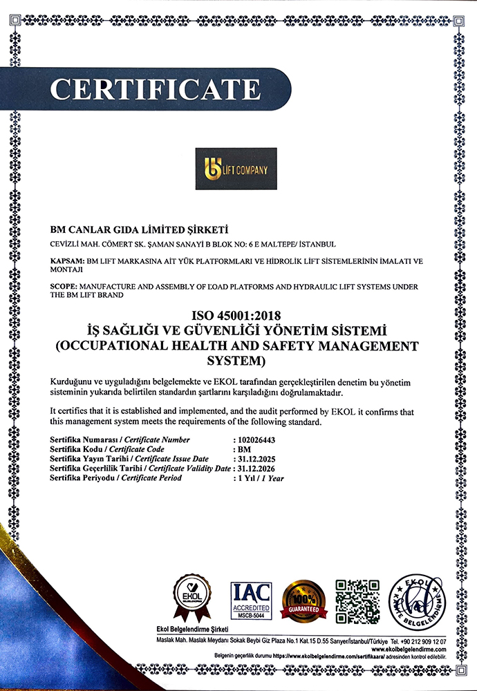 Kalite Belgesi 2