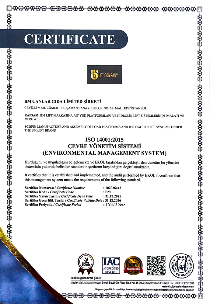 Kalite Belgesi 4