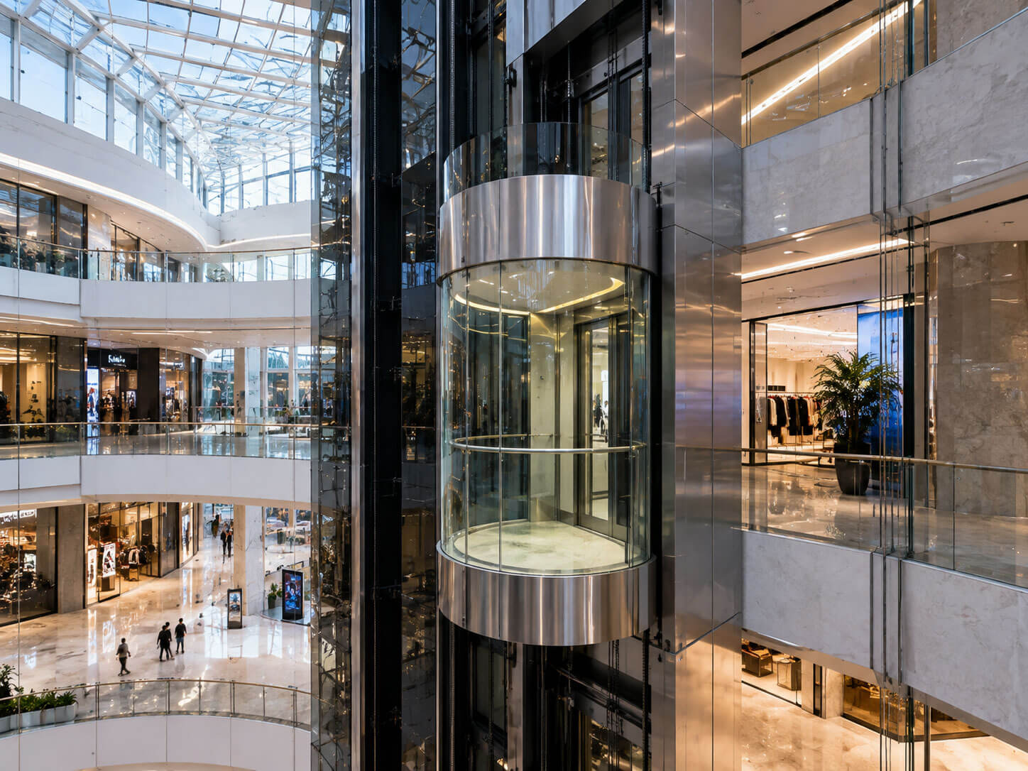 Panoramik Asansör ve Plaza Uygulaması